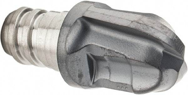 Iscar - MM HCR Grade IC908 Carbide Ball Nose Milling Tip Insert - TiAlN Finish, 2 Flutes, 5/16" Cutting Diam, 0.31" Depth of Cut, 0.39" Extension - Eagle Tool & Supply