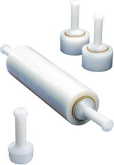 Nifty Products - 5" x 1,000' 80 Gauge Clear Bundling Stretch Film with Dispenser - Eagle Tool & Supply