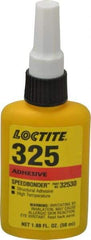 Loctite - 50 mL Bottle Two Part Acrylic Adhesive - 5 min Working Time, 2,200 psi Shear Strength, Series 325 - Eagle Tool & Supply