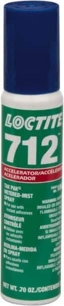 Loctite - 7 Fluid Ounce, Clear Adhesive Accelerator - For Use with Instant Adhesive - Eagle Tool & Supply