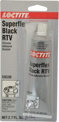 Loctite - 80 mL Tube Black RTV Silicone Joint Sealant - 30 min Tack Free Dry Time, 24 hr Full Cure Time, Series 193 - Eagle Tool & Supply