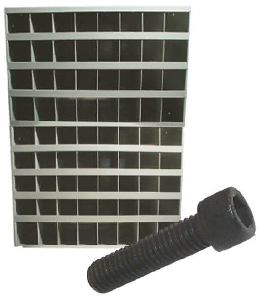 Value Collection - 1/4-20 UNC Hex Socket Drive, Socket Cap Screw - Alloy Steel, Black Oxide Finish, Partially Threaded, 1-1/4" Length Under Head - Eagle Tool & Supply