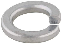 Value Collection - 7/16", 0.109" Thick Split Lock Washer - Grade 2 Steel, Zinc-Plated Finish, 0.44" Min ID, 0.45" Max ID, 0.683" Min OD, 0.776" Max OD - Eagle Tool & Supply