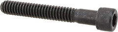 Value Collection - 1/4-20 UNC Hex Socket Drive, Socket Cap Screw - Alloy Steel, Black Oxide Finish, Partially Threaded, 1-3/4" Length Under Head - Eagle Tool & Supply