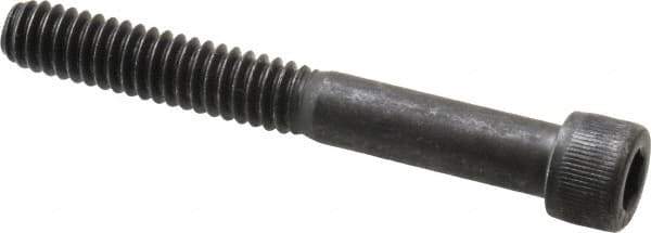 Value Collection - 1/4-20 UNC Hex Socket Drive, Socket Cap Screw - Alloy Steel, Black Oxide Finish, Partially Threaded, 2" Length Under Head - Eagle Tool & Supply