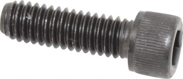 Value Collection - 5/16-18 UNC Hex Socket Drive, Socket Cap Screw - Alloy Steel, Black Oxide Finish, Fully Threaded, 1" Length Under Head - Eagle Tool & Supply