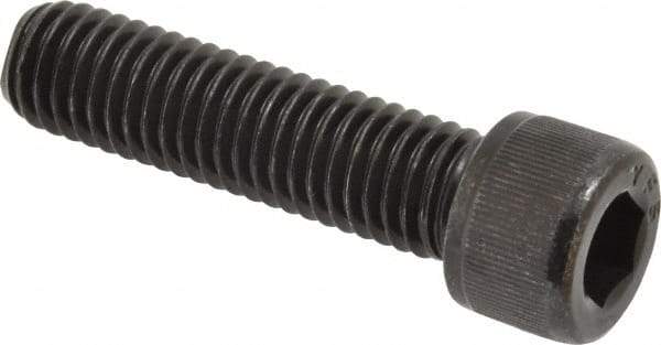 Value Collection - 1/2-13 UNC Hex Socket Drive, Socket Cap Screw - Alloy Steel, Black Oxide Finish, Fully Threaded, 2" Length Under Head - Eagle Tool & Supply