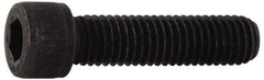 Value Collection - 7/16-14 UNC Hex Socket Drive, Socket Cap Screw - Alloy Steel, Black Oxide Finish, Fully Threaded, 1-1/2" Length Under Head - Eagle Tool & Supply