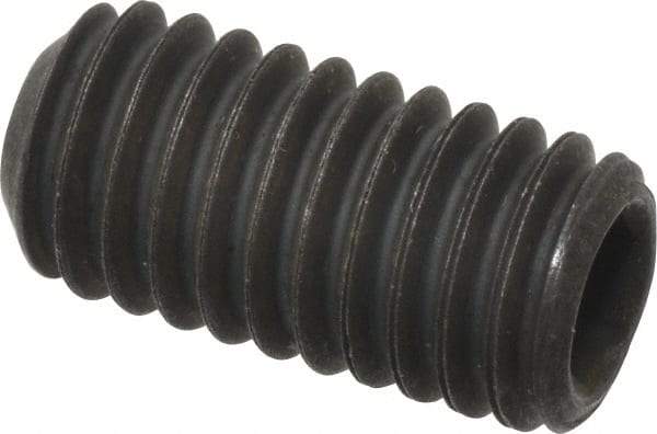 Value Collection - 3/8-16 UNC, 3/4" OAL, Cup Point Set Screw - Grade 8 Alloy Steel, 3/16" Key - Eagle Tool & Supply