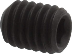 Value Collection - #10-32 UNF, 1/4" OAL, Cup Point Set Screw - Grade 8 Steel, 3/32" Key - Eagle Tool & Supply