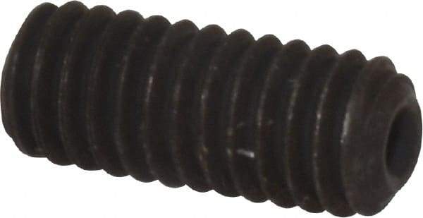 Value Collection - 5/16-18 UNC, 3/4" OAL, Cup Point Set Screw - Grade 8 Alloy Steel, 5/32" Key - Eagle Tool & Supply