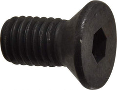 Value Collection - 1/2-13 UNC Hex Socket Drive, Flat Screw - Alloy Steel, Black Oxide Finish, Fully Threaded, 1" OAL - Eagle Tool & Supply