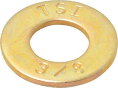 Value Collection - 3/8" Screw, Grade 8 Alloy Steel SAE Flat Washer - 13/32" ID x 13/16" OD, 1/16" Thick - Eagle Tool & Supply