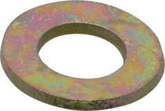 Made in USA - 5/16" Screw, Grade 8 Alloy Steel SAE Flat Washer - 11/32" ID x 11/16" OD, 1/16" Thick - Eagle Tool & Supply