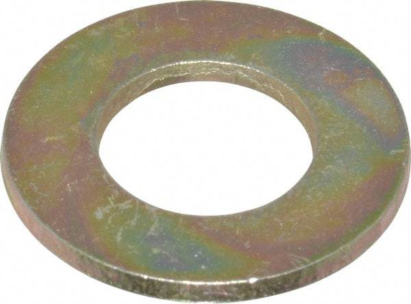 Made in USA - 5/8" Screw, Grade 8 Alloy Steel SAE Flat Washer - 21/32" ID x 1-5/16" OD, 3/32" Thick - Eagle Tool & Supply