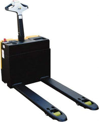 Vestil - 3,300 Lb Capacity, 7-51/64" Lift Electric Pallet Truck - 3.1" Min Lift Height, 47" Fork Length x 25" Fork Width, 28-1/4" Overall Width - Eagle Tool & Supply
