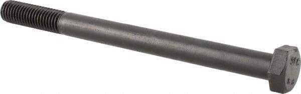 Value Collection - M12x1.75mm Metric Coarse, 150mm Length Under Head Hex Head Cap Screw - Partially Threaded, Grade 8.8 Steel, Uncoated, 19mm Hex - Eagle Tool & Supply