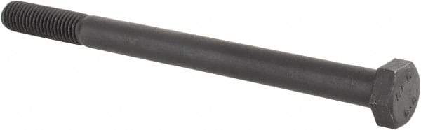 Value Collection - M12x1.75mm Metric Coarse, 160mm Length Under Head Hex Head Cap Screw - Partially Threaded, Grade 8.8 Steel, Uncoated, 19mm Hex - Eagle Tool & Supply