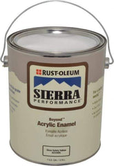 Rust-Oleum - 1 Gal Safety Yellow Semi Gloss Finish Acrylic Enamel Paint - Interior/Exterior, <0 gL VOC Compliance - Eagle Tool & Supply
