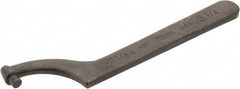 Martin Tools - 3-1/4" Capacity, Pin Spanner Wrench - 8-1/2" OAL, 9/32" Hook Pin Height - Eagle Tool & Supply