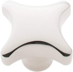 KIPP - 1.57" Head Diam, 4 Point Lobed Knob - 5/16-18 Hole, Stainless Steel - Eagle Tool & Supply