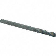 Guhring - 3.15mm 130° Spiral Flute Cobalt Screw Machine Drill Bit - Oxide Finish, Right Hand Cut, 18mm Flute Length, 49mm OAL, Standard Point, Straight Shank - Eagle Tool & Supply