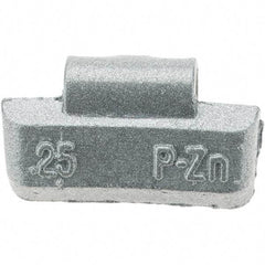 Perfect Equipment - 0.25 oz P Wheel Weight - Zinc, For Use with Automotive & Light Trucks - Eagle Tool & Supply