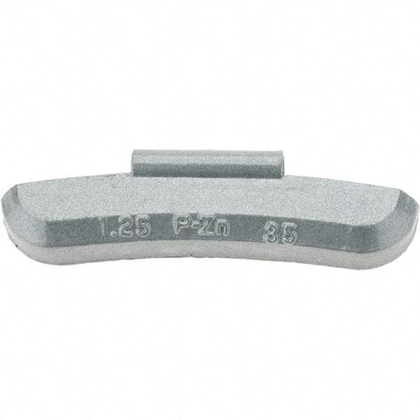 Perfect Equipment - 1.25 oz P Wheel Weight - Zinc, For Use with Automotive & Light Trucks - Eagle Tool & Supply