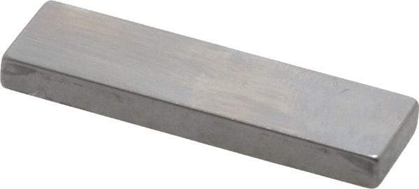 Mitutoyo - 0.116" Rectangular Steel Gage Block - Accuracy Grade 0, Includes Certificate of Inspection - Eagle Tool & Supply