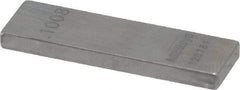 Mitutoyo - 0.1008" Rectangular Steel Gage Block - Accuracy Grade AS-1, Includes Certificate of Inspection - Eagle Tool & Supply
