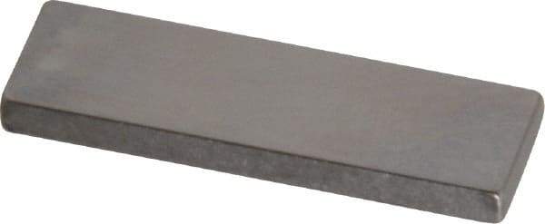 Mitutoyo - 0.105" Rectangular Steel Gage Block - Accuracy Grade AS-1, Includes Certificate of Inspection - Eagle Tool & Supply