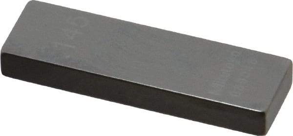 Mitutoyo - 0.145" Rectangular Steel Gage Block - Accuracy Grade AS-1, Includes Certificate of Inspection - Eagle Tool & Supply