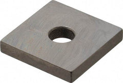 Mitutoyo - 0.16" Square Steel Gage Block - Accuracy Grade 0, Includes Certificate of Inspection - Eagle Tool & Supply