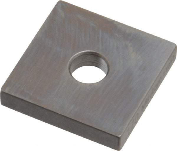 Mitutoyo - 0.17" Square Steel Gage Block - Accuracy Grade 0, Includes Certificate of Inspection - Eagle Tool & Supply