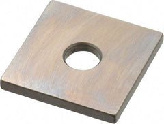 Mitutoyo - 0.105" Square Steel Gage Block - Accuracy Grade 0, Includes Certificate of Inspection - Eagle Tool & Supply