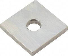 Mitutoyo - 0.134" Square Steel Gage Block - Accuracy Grade 0, Includes Certificate of Inspection - Eagle Tool & Supply