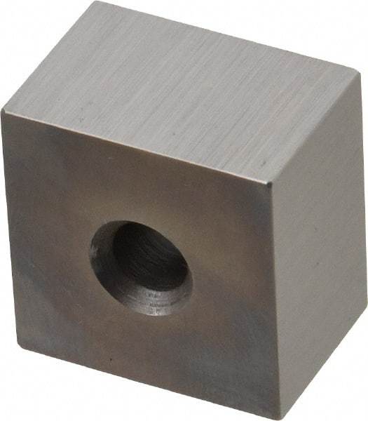 Mitutoyo - 0.65" Square Steel Gage Block - Accuracy Grade 0, Includes Certificate of Inspection - Eagle Tool & Supply