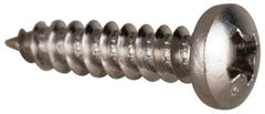 Value Collection - #4 Pan Head Phillips Sheet Metal Screw - Stainless Steel, 1/2" Length Under Head, Grade 316 - Eagle Tool & Supply