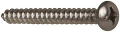 Value Collection - #6 Pan Head Phillips Sheet Metal Screw - Stainless Steel, 1-1/4" Length Under Head, Grade 316 - Eagle Tool & Supply