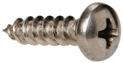 Value Collection - #10 Pan Head Phillips Sheet Metal Screw - Stainless Steel, 3/4" Length Under Head, Grade 316 - Eagle Tool & Supply