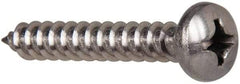 Value Collection - #12 Pan Head Phillips Sheet Metal Screw - Stainless Steel, 1-1/2" Length Under Head, Grade 316 - Eagle Tool & Supply