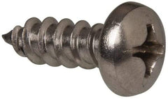 Value Collection - #14 Pan Head Phillips Sheet Metal Screw - Stainless Steel, 3/4" Length Under Head, Grade 316 - Eagle Tool & Supply