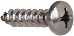 Value Collection - #14 Pan Head Phillips Sheet Metal Screw - Stainless Steel, 1" Length Under Head, Grade 316 - Eagle Tool & Supply