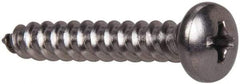 Value Collection - #14 Pan Head Phillips Sheet Metal Screw - Stainless Steel, 1-1/4" Length Under Head, Grade 316 - Eagle Tool & Supply