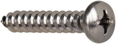 Value Collection - #14 Pan Head Phillips Sheet Metal Screw - Stainless Steel, 1-1/2" Length Under Head, Grade 316 - Eagle Tool & Supply