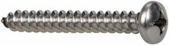 Value Collection - #14 Pan Head Phillips Sheet Metal Screw - Stainless Steel, 2" Length Under Head, Grade 316 - Eagle Tool & Supply