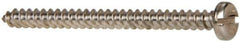 Value Collection - #8 Pan Head Slotted Sheet Metal Screw - Stainless Steel, 2" Length Under Head, Grade 316 - Eagle Tool & Supply