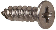 Value Collection - #6 Flat Head Phillips Sheet Metal Screw - Stainless Steel, 3/8" OAL, Grade 316 - Eagle Tool & Supply