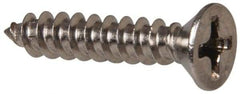 Value Collection - #6 Flat Head Phillips Sheet Metal Screw - Stainless Steel, 3/4" OAL, Grade 316 - Eagle Tool & Supply