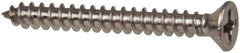Value Collection - #6 Flat Head Phillips Sheet Metal Screw - Stainless Steel, 1-1/4" OAL, Grade 316 - Eagle Tool & Supply